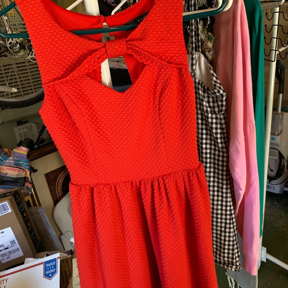 Red dress